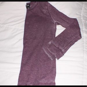 Vintage wash thermal top